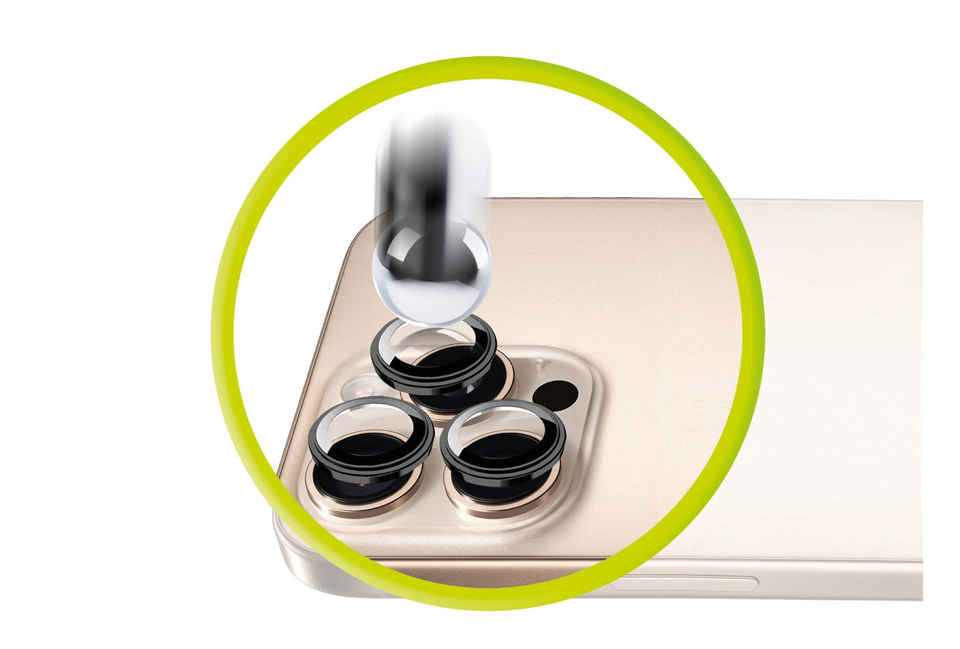 Easy Lens ochrana čoček, pro iPhone 17 Pro / iPhone 17 Pro Max, Čirá