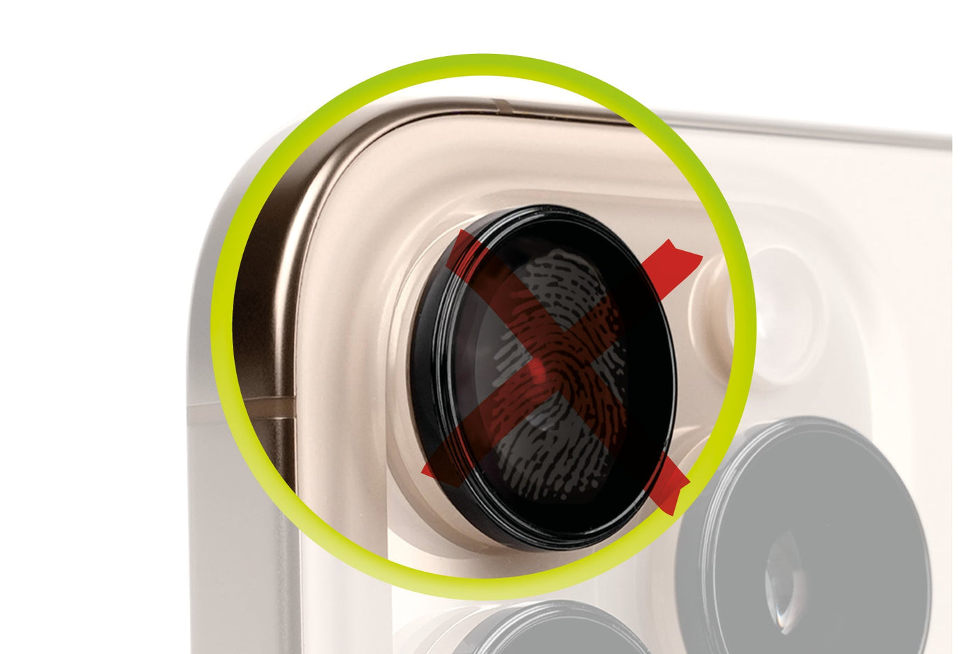 Easy Lens ochrana čoček, pro iPhone 17 Pro / iPhone 17 Pro Max, Čirá