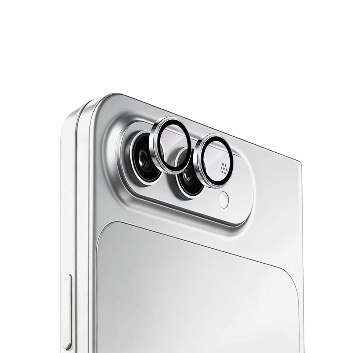 Easy Lens Guard, for iPhone Duo, Silver