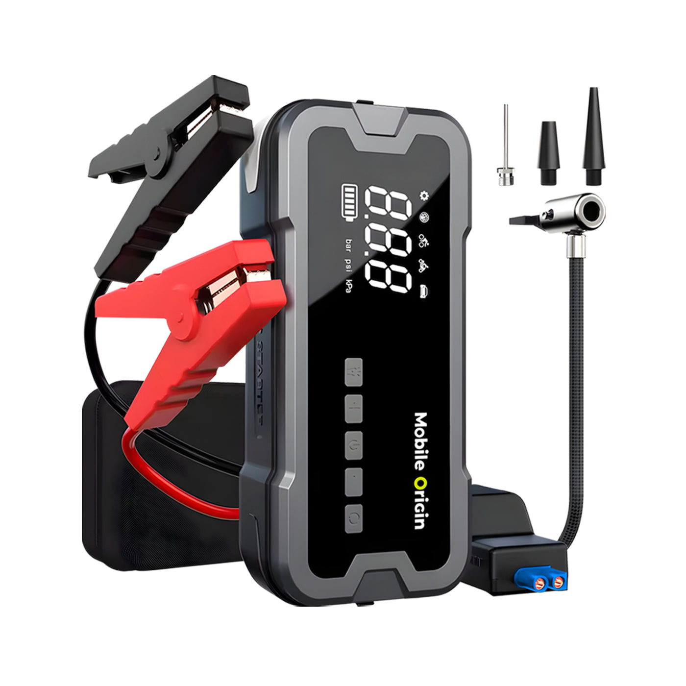 Jump Starter and Air Compressor CA1, with Display