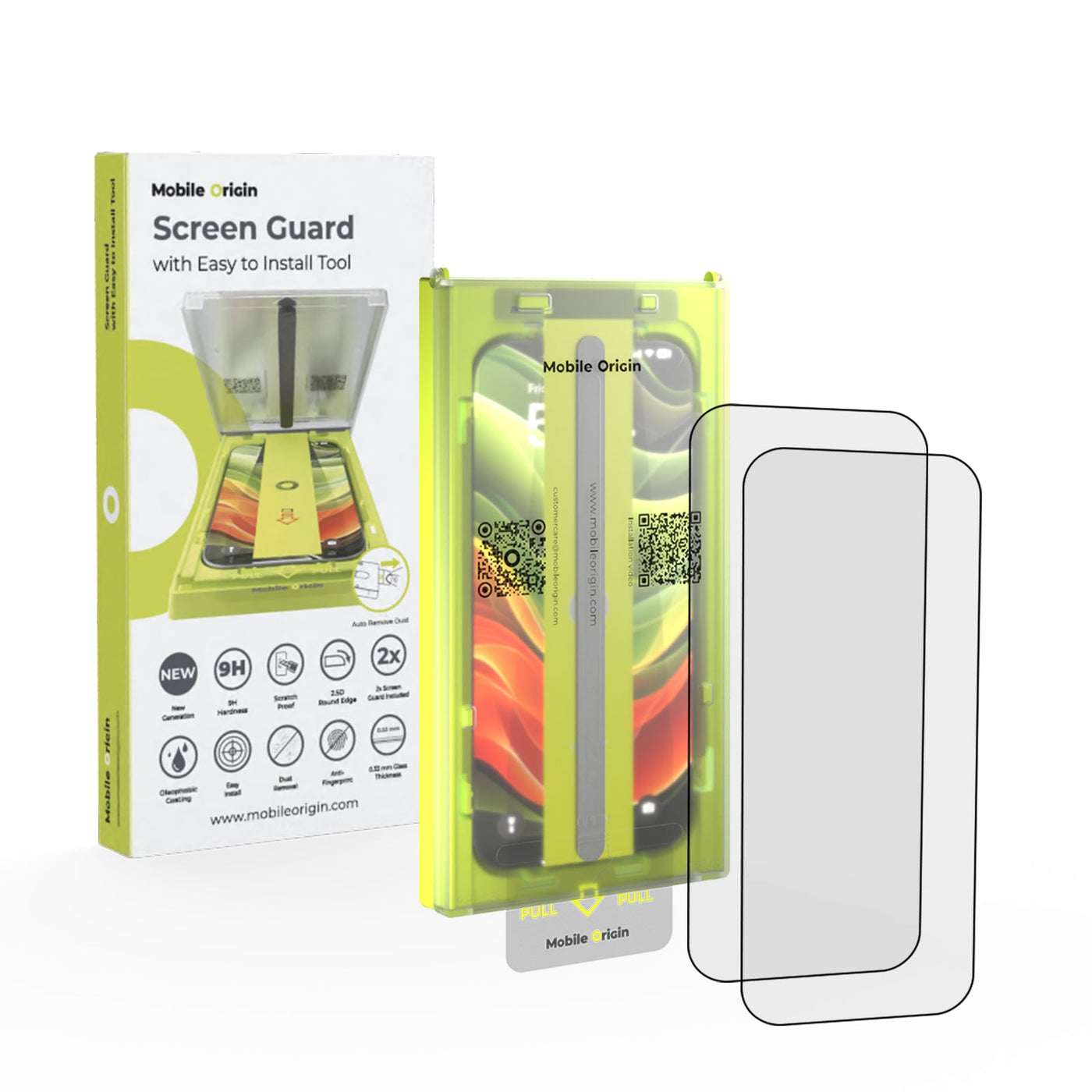 Screen Protector, 2 pcs, Full Coverage, with Applicator, for iPhone Air