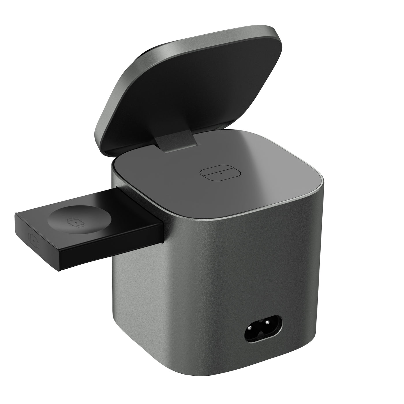 Foldable Charger 6-in-1 MagSafe PW37, 100W, Qi2 25W, Space Gray