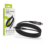 Kabel s displejem CB4 240W, USB-C na USB-C, 1,5 m