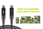 Kabel s displejem CB4 240W, USB-C na USB-C, 1,5 m