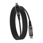 Kabel s displejem CB4 240W, USB-C na USB-C, 1,5 m