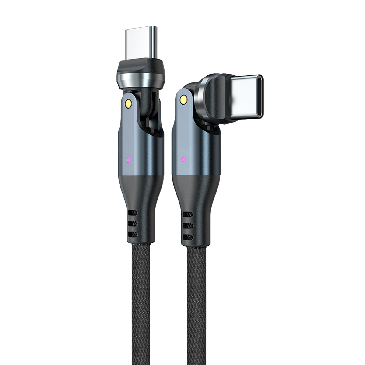 Rotating Cable 540° USB-C to USB-C CB12, 240W, 480 Mb/s, 1m, Black