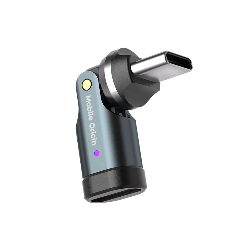Rotating Adapter 540° USB-C CB13, 240W, 480 Mb/s, Gray