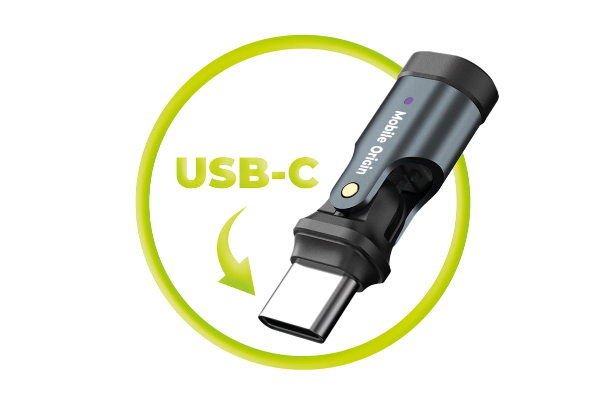 Otočná redukce USB-C na USB-C CB5, 240W, 480 Mb/s, Černá