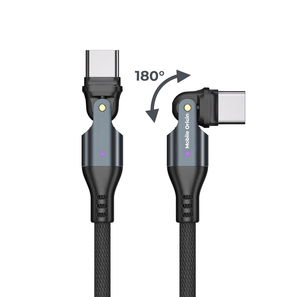 240W Otočný kabel USB-C na USB-C 1m CB3