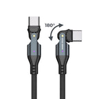 240W Otočný kabel USB-C na USB-C 1m CB3