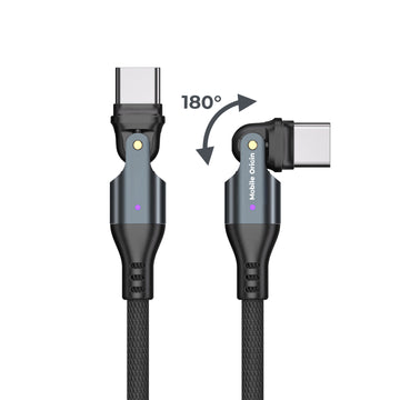 240W Otočný kabel USB-C na USB-C 1m CB3