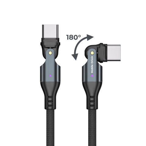 240W Otočný kabel USB-C na USB-C 1m CB3