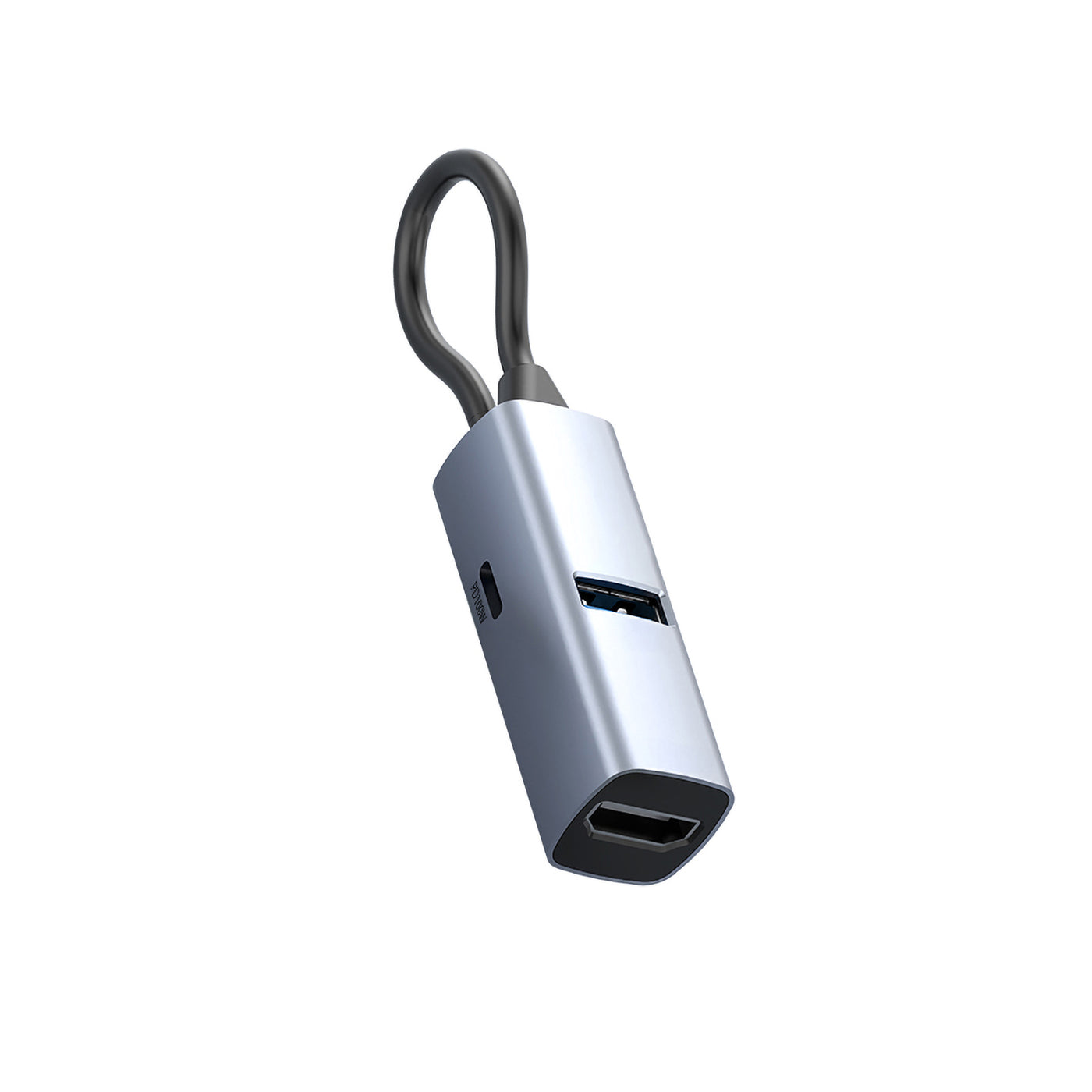 USB-C Hub 3-in-1 HB1, HDMI, USB-A, USB-C PD 100W, 5 Gb/s, Space Gray