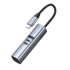 USB-C Hub 7v1 HB2 - 3x USB-C, USB-A, HDMI, TF/SD Slot