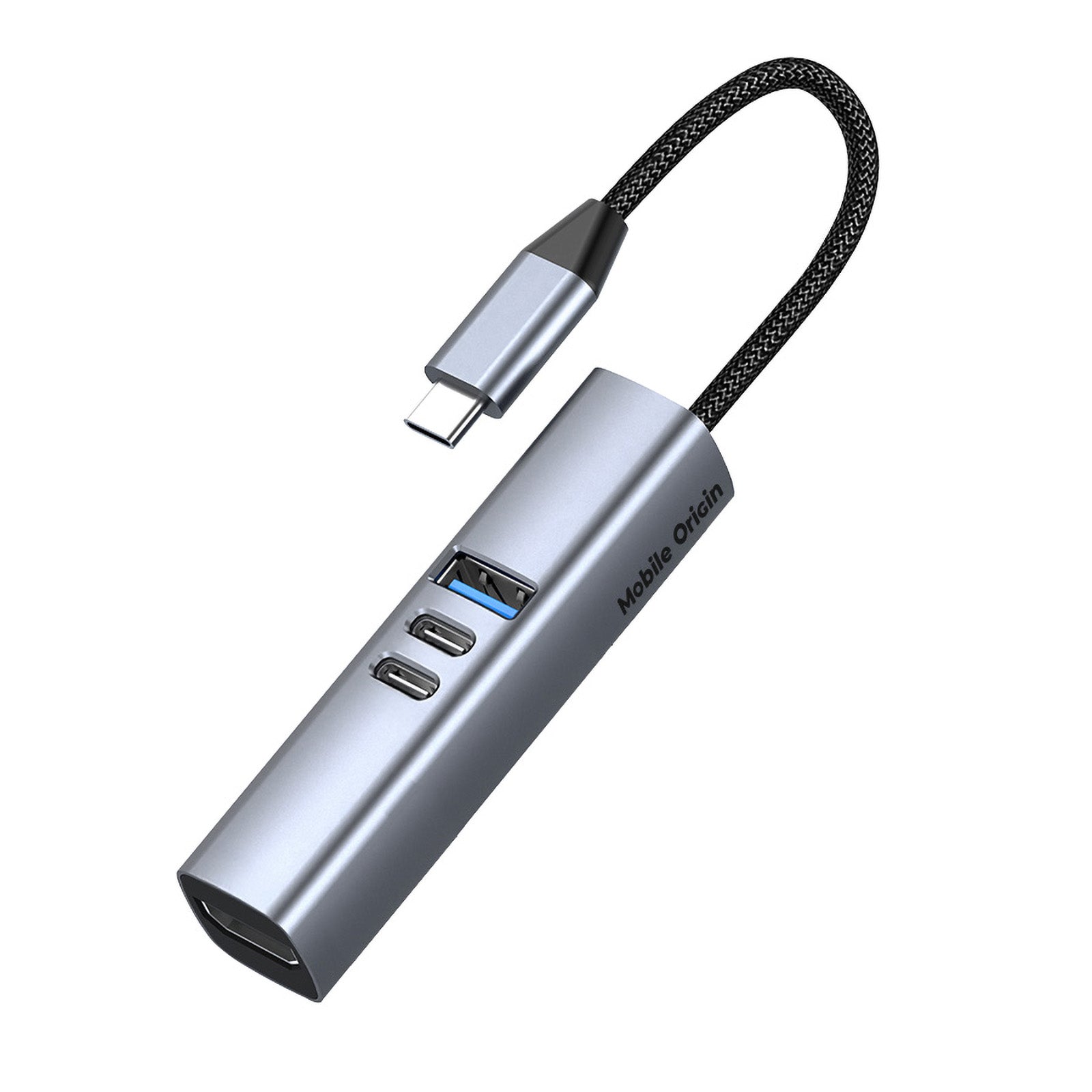 USB-C Hub 7v1 HB2 - 3x USB-C, USB-A, HDMI, TF/SD Slot