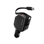 Car Charger 90W CA22 - USB-C + USB-A, 2x USB-C Cable