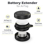 Battery Extender Case for AirTag A8, Black