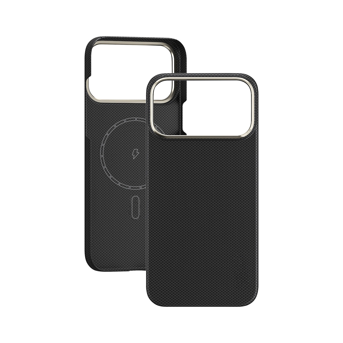 Aramidové magnetické pouzdro pro iPhone 17 Pro Max, černá