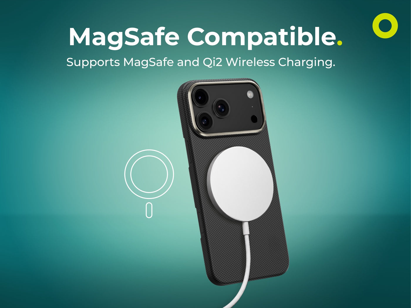 Aramidové magnetické pouzdro pro iPhone 17 Pro, černá