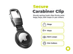 Metal Keychain for AirTag AT1, Black