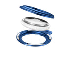 Metal Keychain for AirTag AT1, Blue