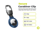 Metal Keychain for AirTag AT1, Blue