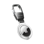Metal Keychain for AirTag AT1, Silver