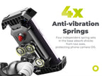 Bike Phone Holder B1 with Anti-Shock & Vibration Reduction, Black