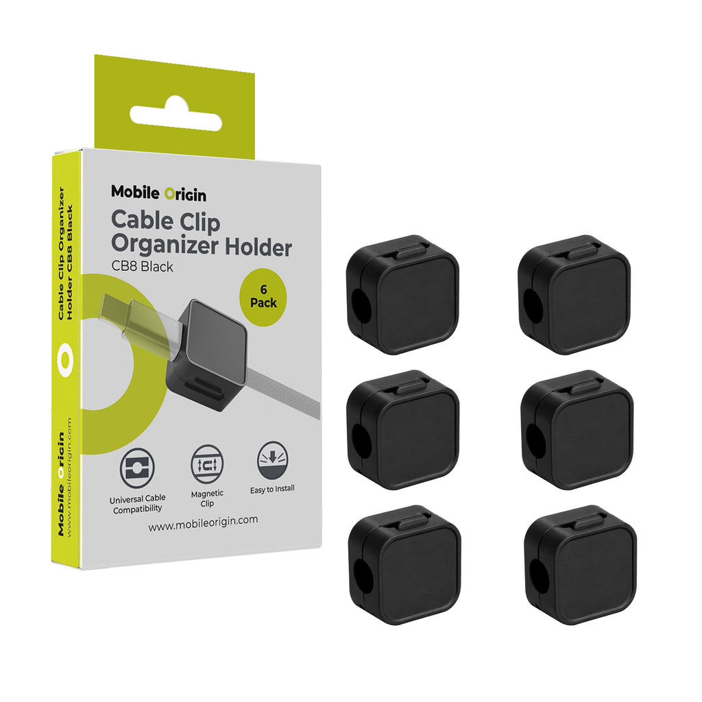 Magnetický organizér kabelů CB8, 6ks