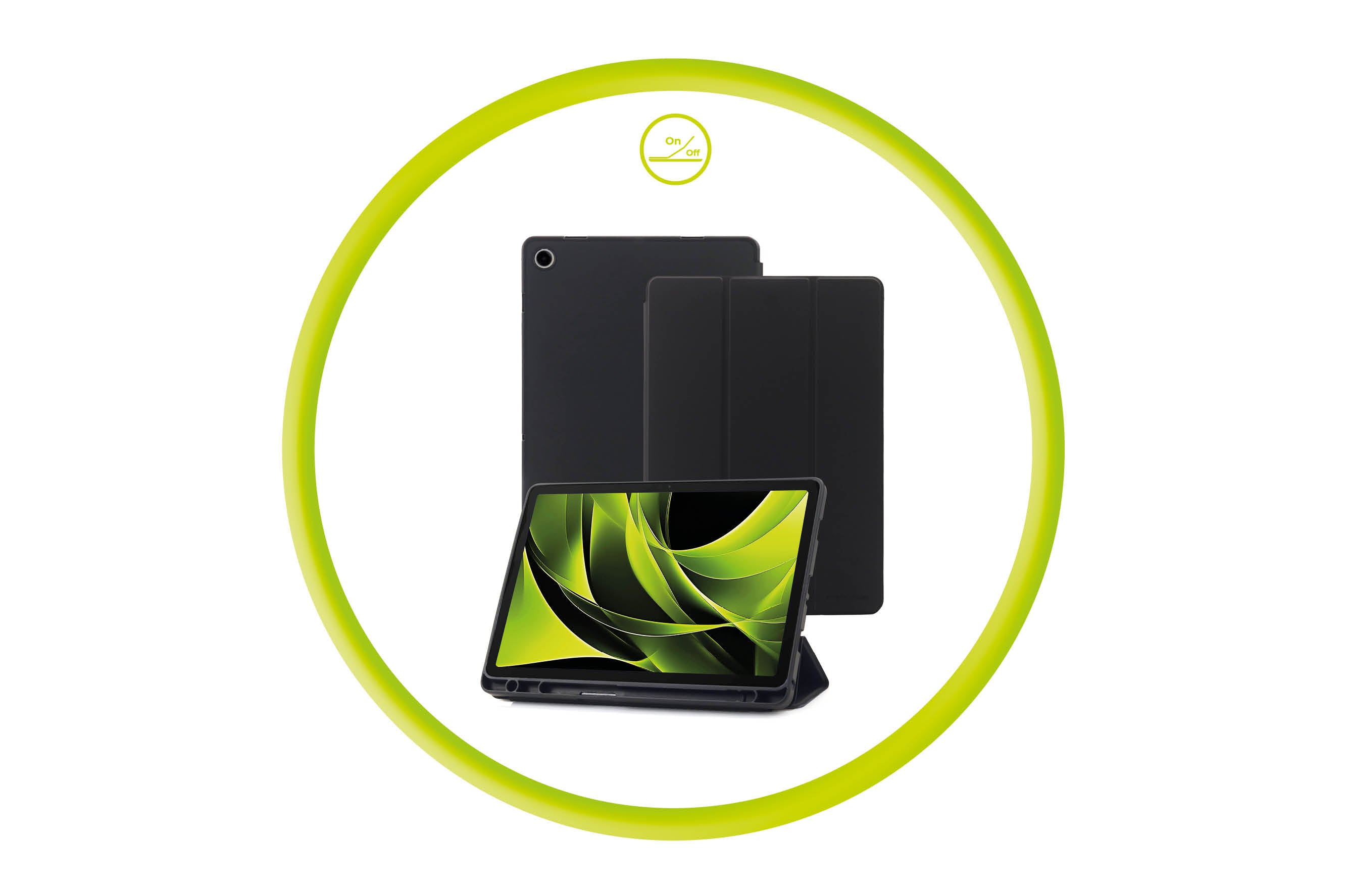 Easy Tablet pouzdro, Černá pro Samsung Galaxy Tab A9+