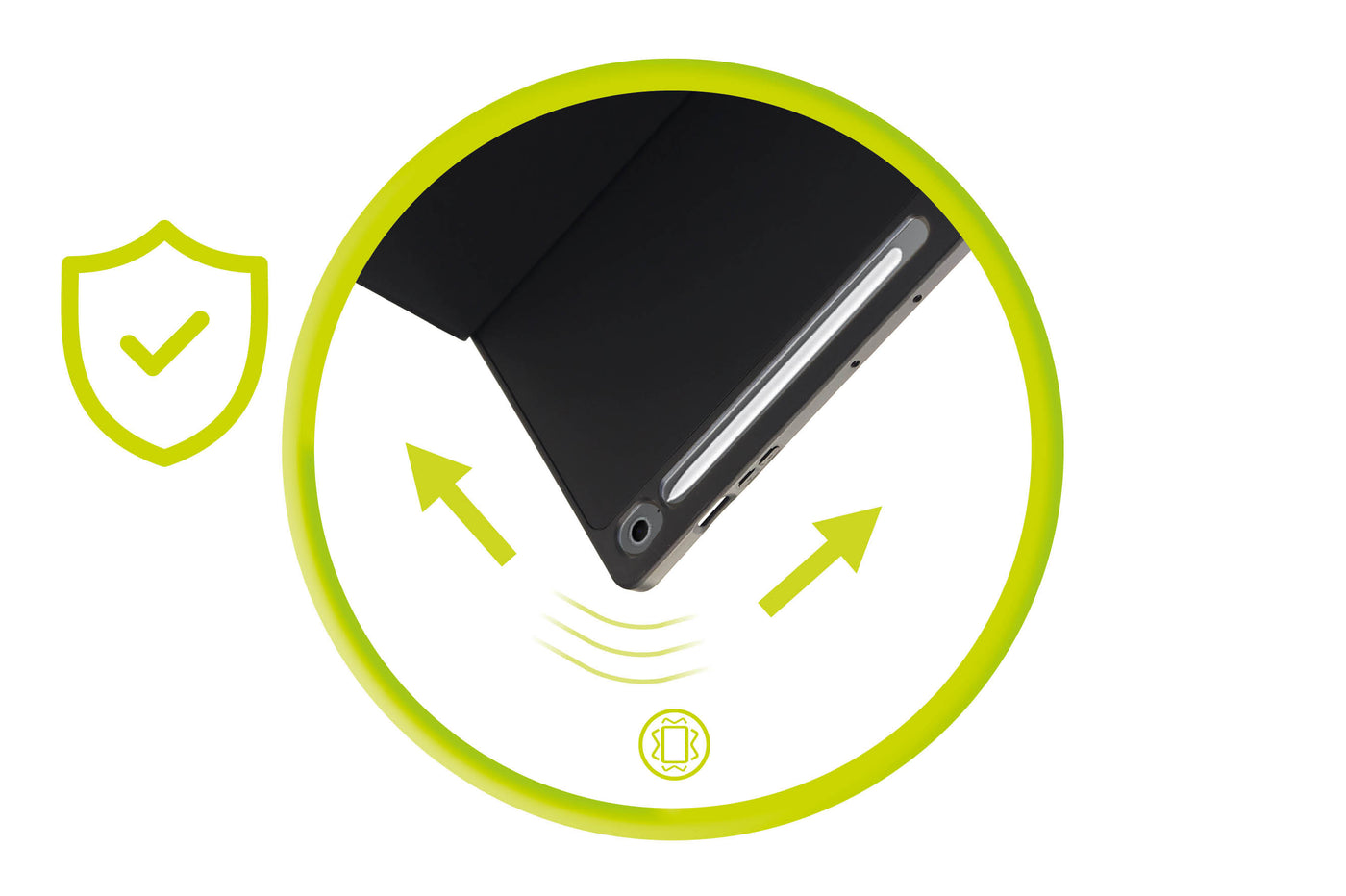 Easy Tablet Case for Samsung Galaxy Tab S10 FE, Black