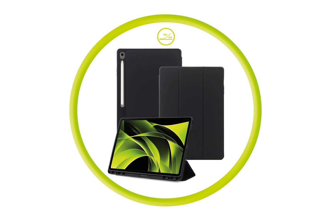 Easy Tablet Case for Samsung Galaxy Tab S10 FE, Black