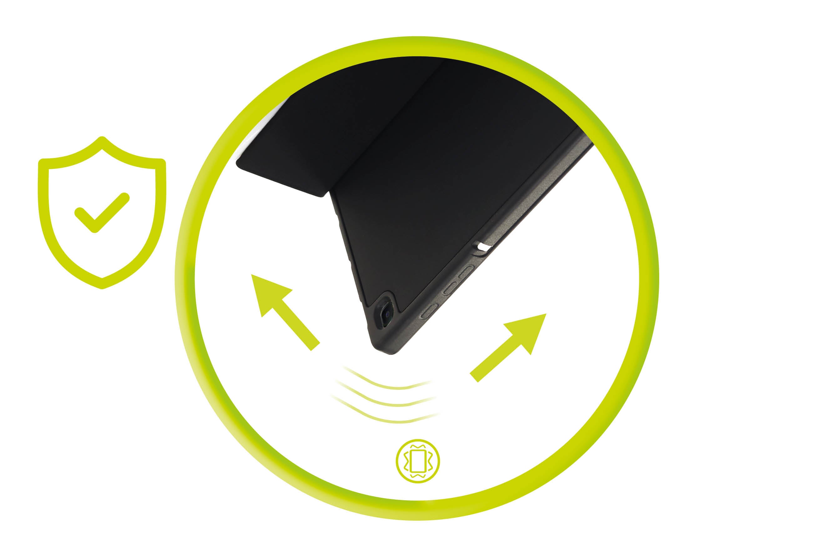 Easy Tablet pouzdro, Černá pro Samsung Galaxy Tab S6 Lite (2024)