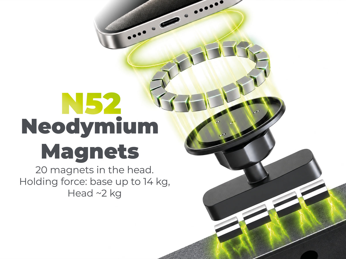 Fitness Magnetic Holder OT1, Black