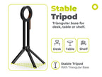 Magnetický tripod na telefón OT2, Čierna