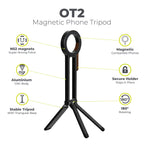Magnetický tripod na telefón OT2, Čierna