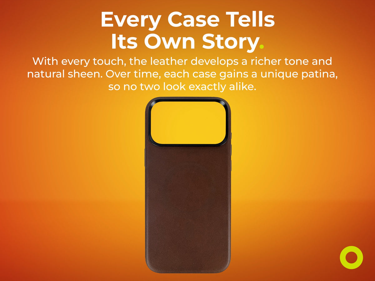 Leather Magnetic Case for iPhone 17 Pro Max / iPhone 18 Pro Max, Dark Brown