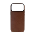 Leather Magnetic Case for iPhone 17 Pro Max / iPhone 18 Pro Max, Dark Brown