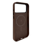 Leather Magnetic Case for iPhone 17 Pro Max / iPhone 18 Pro Max, Dark Brown
