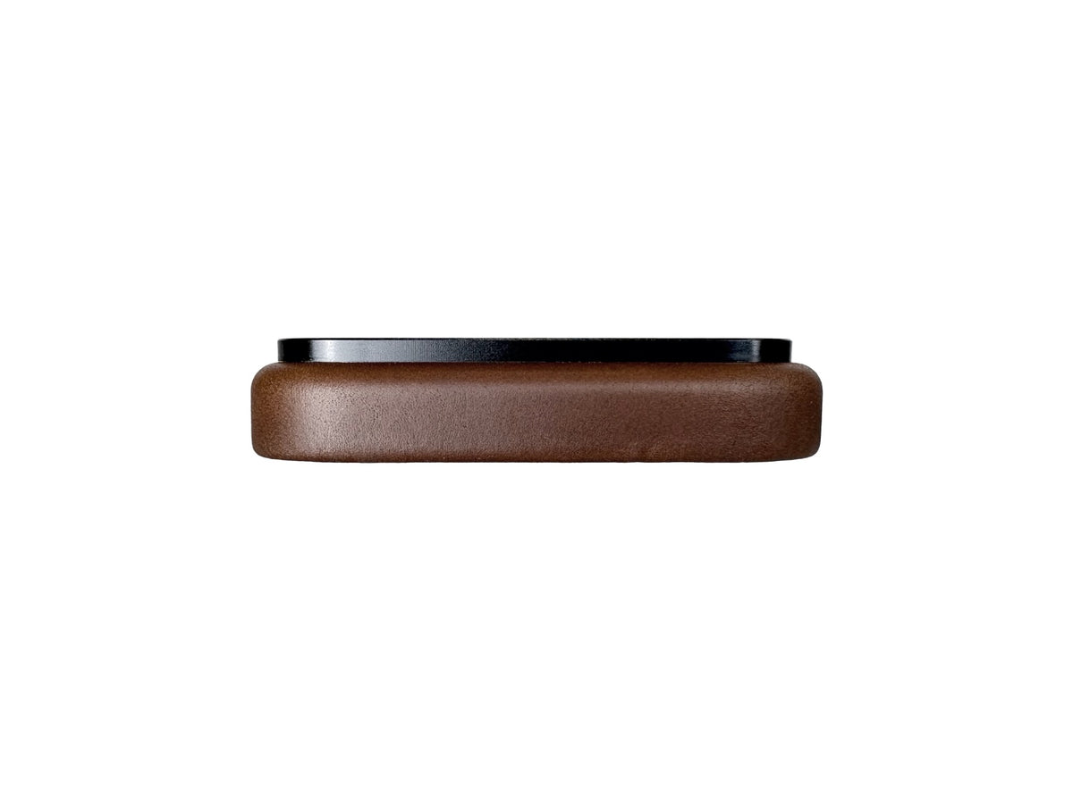 Leather Magnetic Case for iPhone 17 Pro Max / iPhone 18 Pro Max, Dark Brown