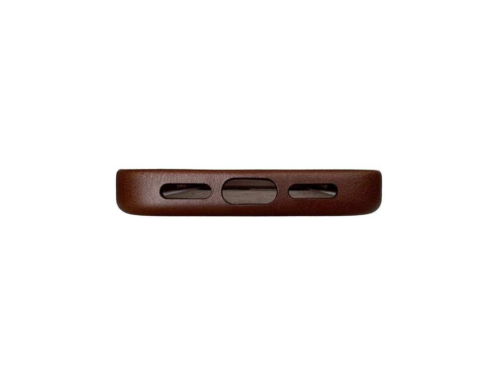 Leather Magnetic Case for iPhone 17 Pro Max / iPhone 18 Pro Max, Dark Brown