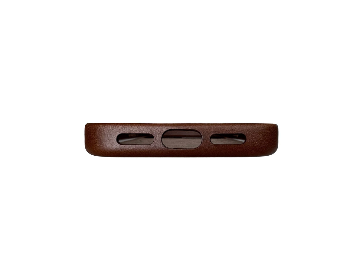 Leather Magnetic Case for iPhone 17 Pro Max / iPhone 18 Pro Max, Dark Brown