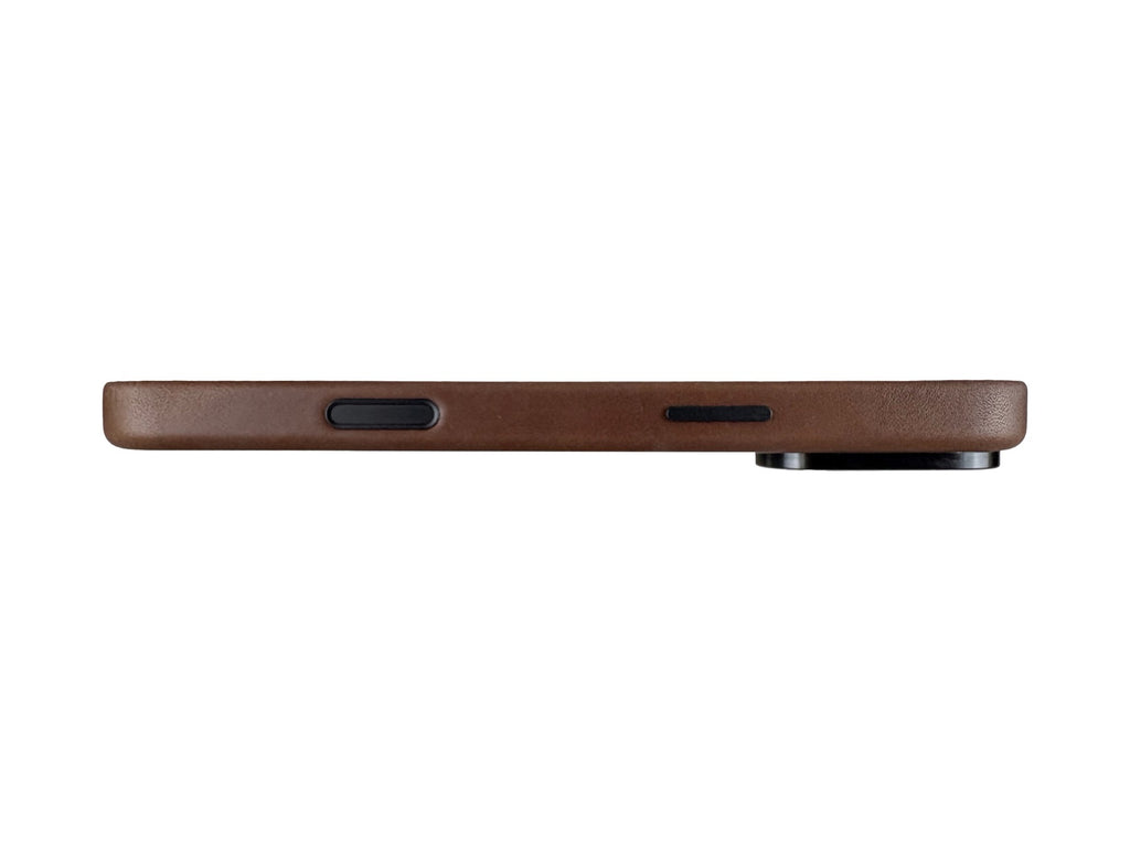 Leather Magnetic Case for iPhone 17 Pro Max / iPhone 18 Pro Max, Dark Brown