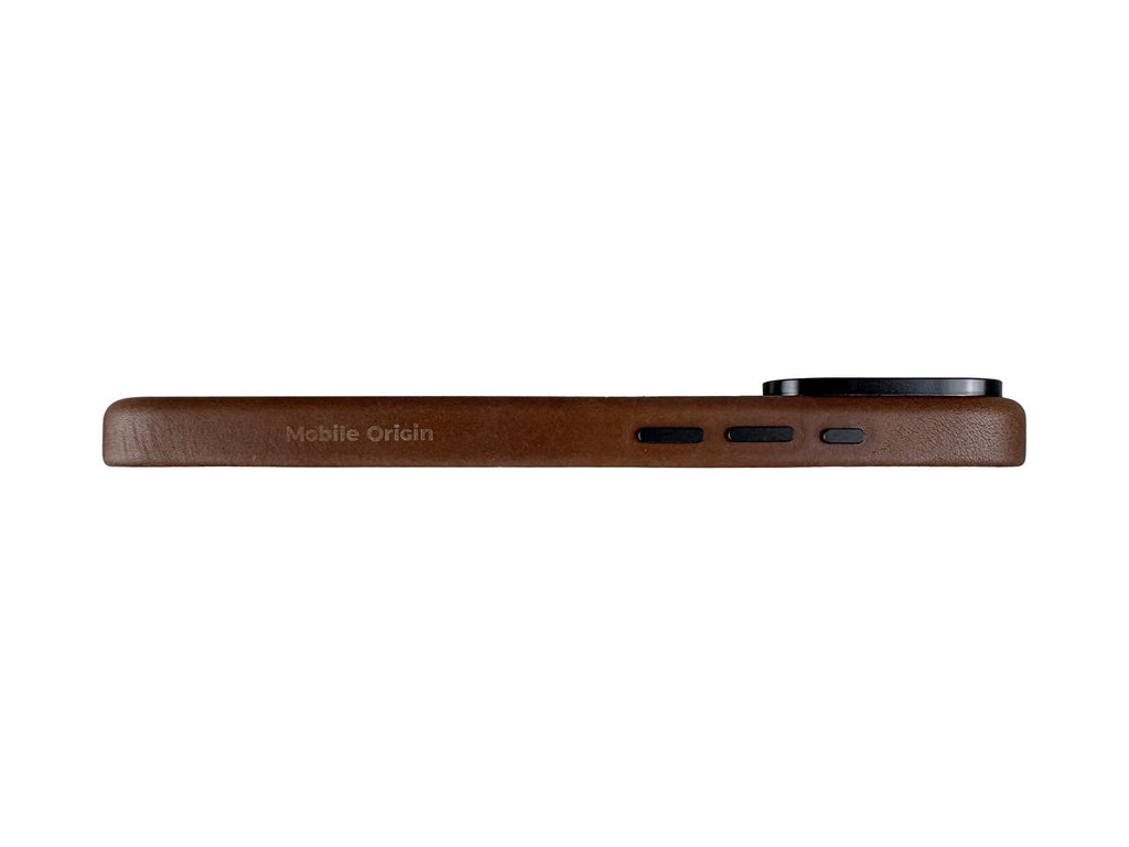 Leather Magnetic Case for iPhone 17 Pro Max / iPhone 18 Pro Max, Dark Brown