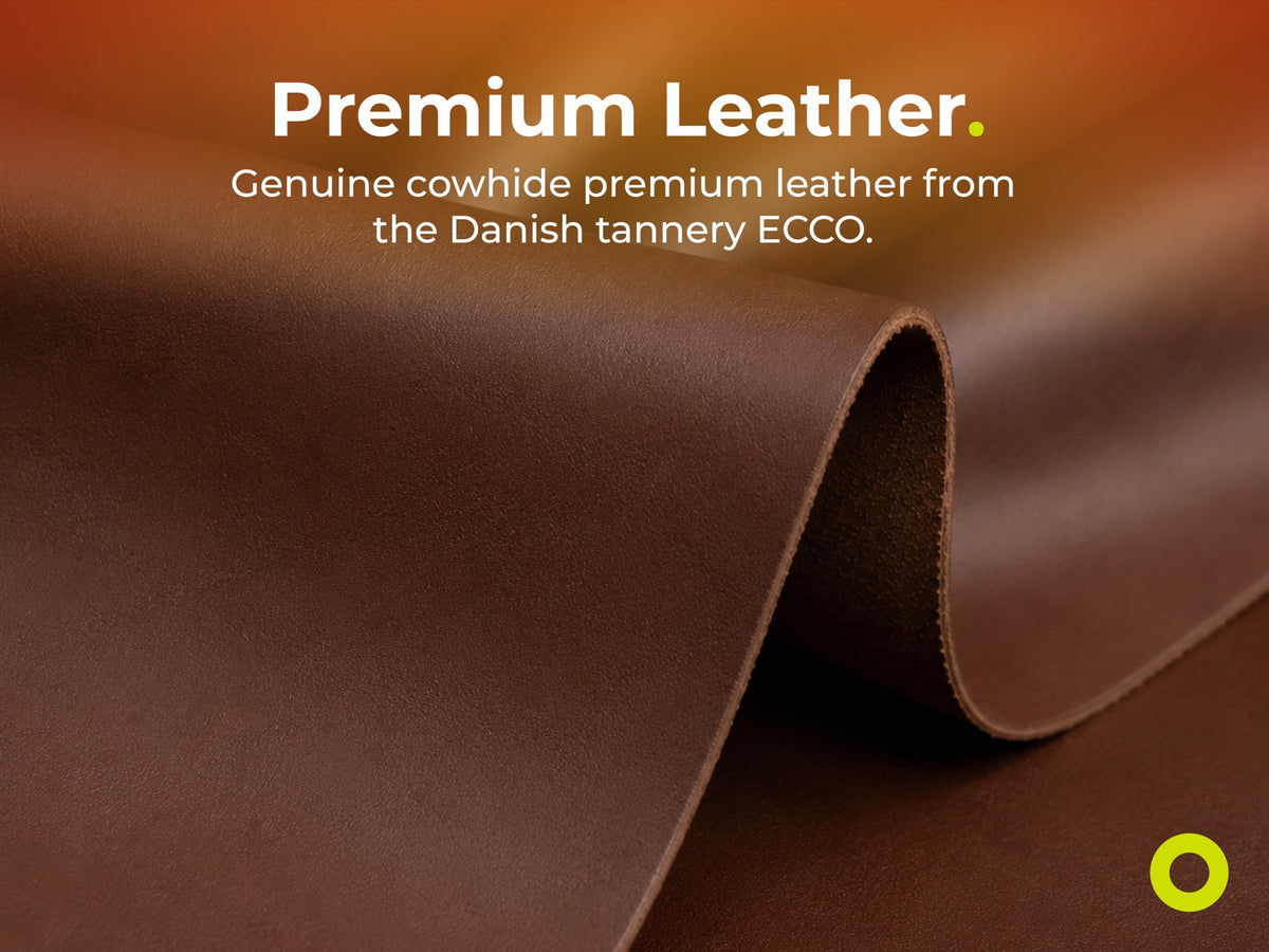 Leather Magnetic Case for iPhone 17 Pro / iPhone 18 Pro, Dark Brown