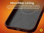 Leather Magnetic Case for iPhone 17 Pro / iPhone 18 Pro, Dark Brown