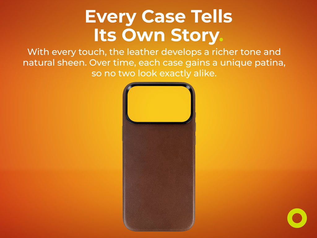 Leather Magnetic Case for iPhone 17 Pro / iPhone 18 Pro, Dark Brown