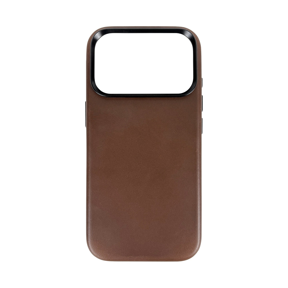 Leather Magnetic Case for iPhone 17 Pro / iPhone 18 Pro, Dark Brown