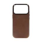 Leather Magnetic Case for iPhone 17 Pro / iPhone 18 Pro, Dark Brown