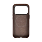 Leather Magnetic Case for iPhone 17 Pro / iPhone 18 Pro, Dark Brown